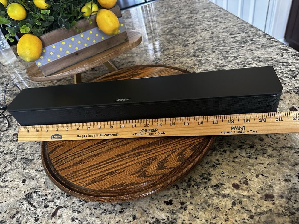 Bose Solo Soundbar II 2.0 Black TV Soundbar 418775 With power Adapter and Remote